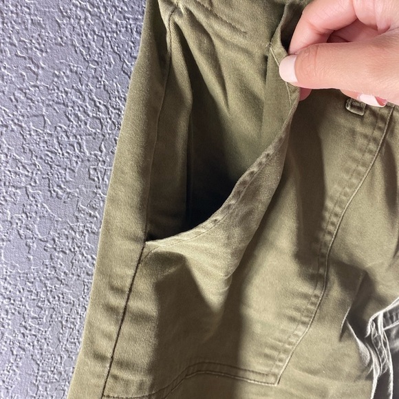 Forever 21 Green Capri Wide Leg High Waisted Pants - Picture 9 of 14